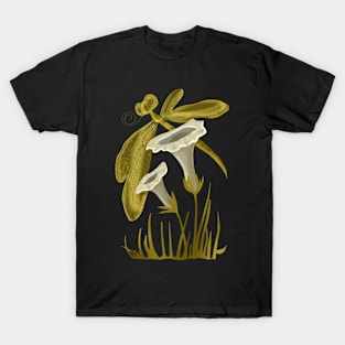 Dragonfly and lilies T-Shirt